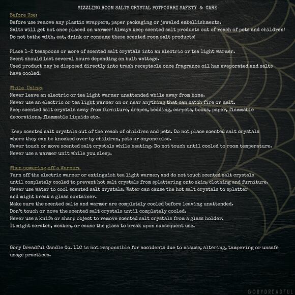 Death Metal Cupcake Sizzling Room Salt  Potpourri: Chocolate Cherry Absinthe - Picture 10 of 10